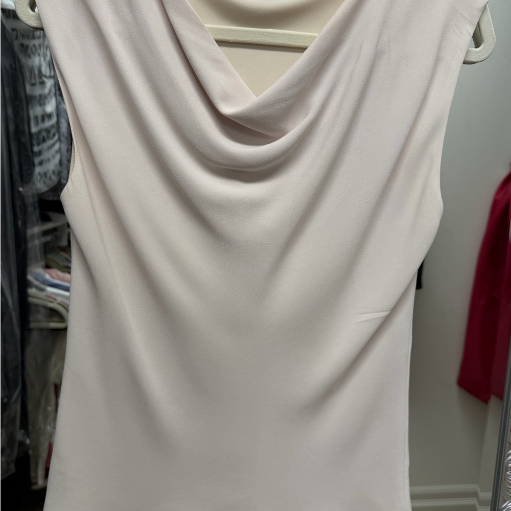 MM Lafleur Cream Sleeveless Blouse